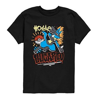 Boys 8-20 Pokémon Lucario Graffiti Graphic Tee