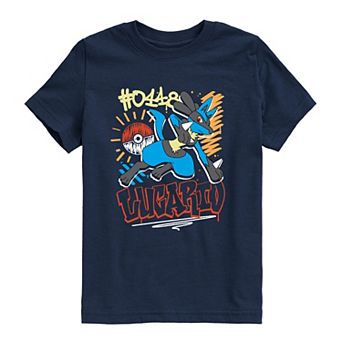 Boys 8-20 Pokémon Lucario Graffiti Graphic Tee