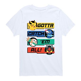 Boys 8-20 Pokémon Gotta Catch 'Em All! Graphic Tee