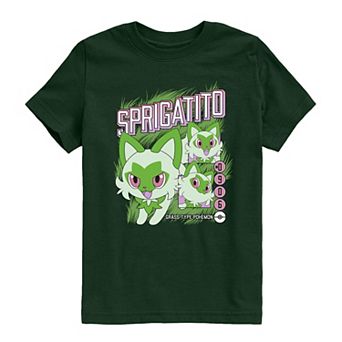Boys 8-20 Pokémon Sprigatito Graphic Tee
