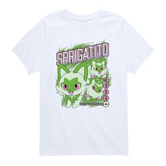 Boys 8-20 Pokémon Sprigatito Graphic Tee