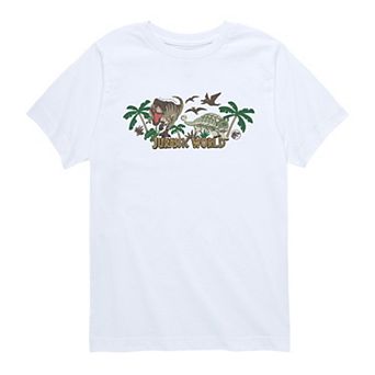 Boys 8-20 Jurassic World Tropical Dinosaurs Graphic Tee