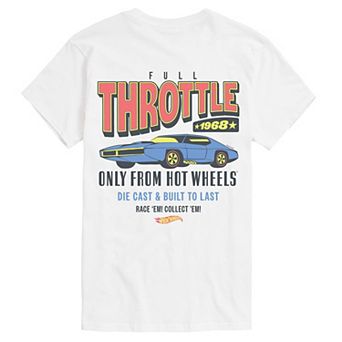 Big & Tall Hot Wheels Full Throttle 1968 Retro Car Graphic Tee