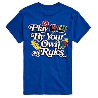 Big & Tall UNO Play By Your Own Rules Graphic Tee