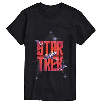 Big & Tall Star Trek Logo Graphic Tee