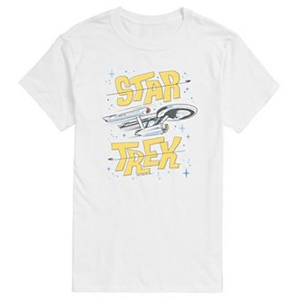 Big & Tall Star Trek Retro Logo Distressed Graphic Tee