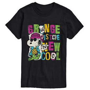 Big & Tall Peanuts Snoopy Grunge Graphic Tee