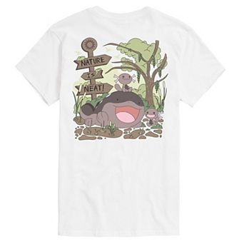 Big & Tall Pokémon Clodsire & Wooper Nature Is Neat Graphic Tee