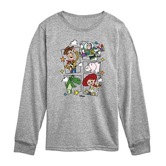 Toddler Boy Disney / Pixar's Toy Story Grid Long Sleeve Graphic Tee