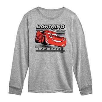 Toddler Boy Disney / Pixar's Cars Lightning McQueen I Am Speed Long Sleeve Graphic Tee
