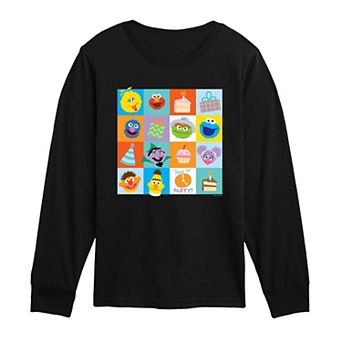 Toddler Boy Sesame Street Birthday Long Sleeve Graphic Tee