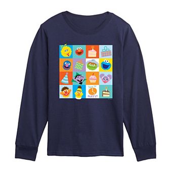 Toddler Boy Sesame Street Birthday Long Sleeve Graphic Tee