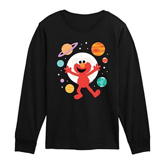 Toddler Boy Sesame Street Space Elmo Long Sleeve Graphic Tee