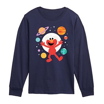 Toddler Boy Sesame Street Space Elmo Long Sleeve Graphic Tee