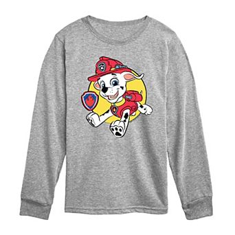 Toddler Boy Paw Patrol Marshall Sketch Long Sleeve Graphic Tee