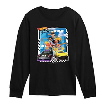 Toddler Boy Hot Wheels Let's Race Characters Long Sleeve Graphic Tee