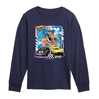 Toddler Boy Hot Wheels Let's Race Characters Long Sleeve Graphic Tee