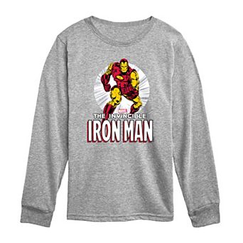 Toddler Boy Marvel The Invincible Iron Man Long Sleeve Graphic Tee