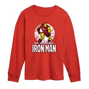 Toddler Boy Marvel The Invincible Iron Man Long Sleeve Graphic Tee