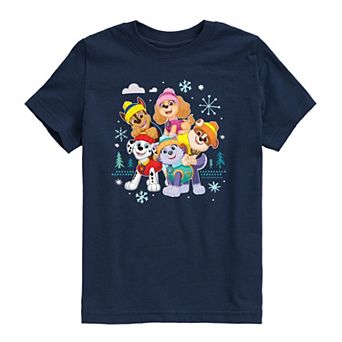 Toddler Boy Paw Patrol Group Winter Graphic Tee
