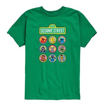 Toddler Boy Sesame Street Character Grid Graphic Tee