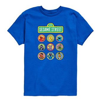 Toddler Boy Sesame Street Character Grid Graphic Tee