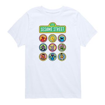 Toddler Boy Sesame Street Character Grid Graphic Tee