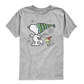 Toddler Boy Peanuts Snoopy & Woodstock Ice Skating Graphic Tee