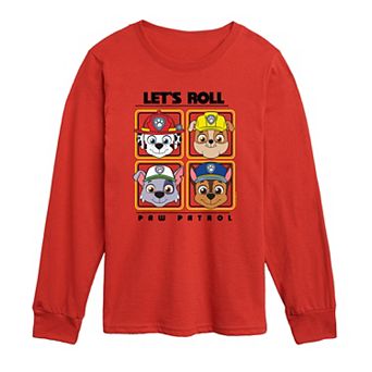 Toddler Boy Paw Patrol Let's Roll Long Sleeve Graphic Tee