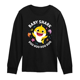 Toddler Boy Baby Shark Doo Doo Doo Doo Long Sleeve Graphic Tee