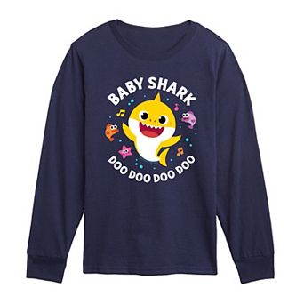 Toddler Boy Baby Shark Doo Doo Doo Doo Long Sleeve Graphic Tee