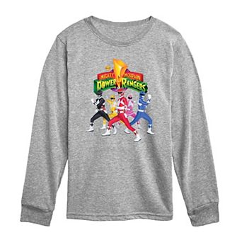 Toddler Boy Power Rangers Retro Long Sleeve Graphic Tee