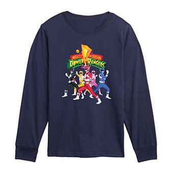 Toddler Boy Power Rangers Retro Long Sleeve Graphic Tee