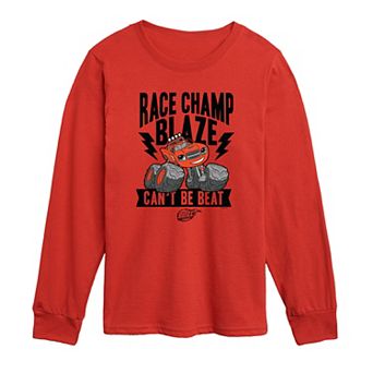 Toddler Boy Blaze and the Monster Machines Race Champ Blaze Long Sleeve Graphic Tee