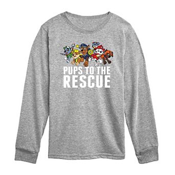 Toddler Boy Paw Patrol Pups To The Rescue Long Sleeve Graphic Tee