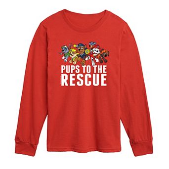 Toddler Boy Paw Patrol Pups To The Rescue Long Sleeve Graphic Tee