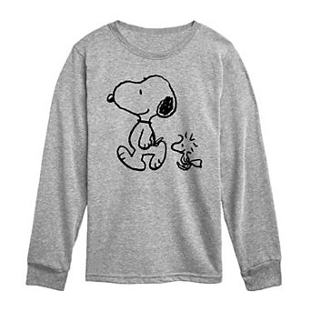 Toddler Boy Peanuts Snoopy & Woodstock Long Sleeve Graphic Tee