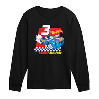 Toddler Boy Hot Wheels Race Crew Long Sleeve Graphic Tee