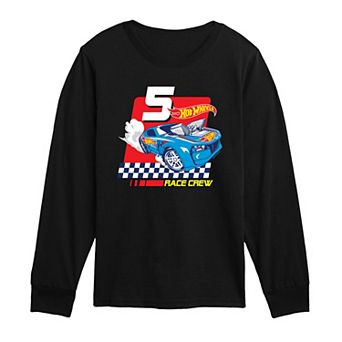 Toddler Boy Hot Wheels Race Crew Long Sleeve Graphic Tee