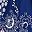 Blue And White Flower