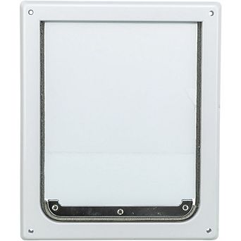 2-Way Pet Door for Doors with Lockable Panel, Small