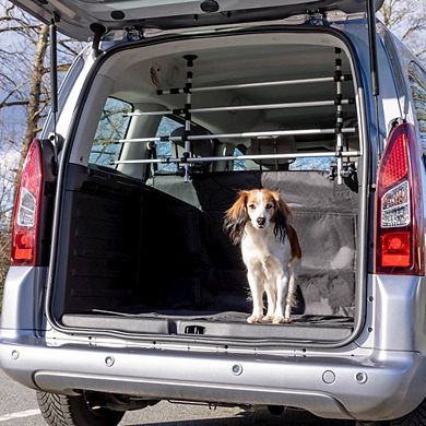 Adjustable Aluminum Grid Back Seat Pet Barrier for Dogs
