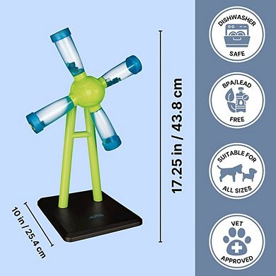 Dog Activity Windmill Strategy Game, Level 1, Beginner Dog Puzzle Toy
