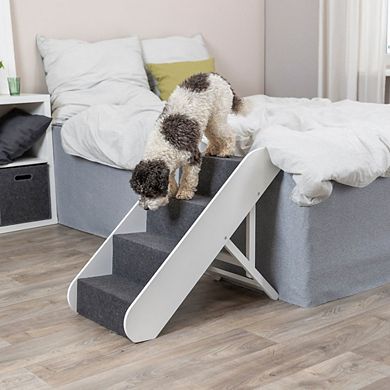Adjustable 4-Step Pet Stairs