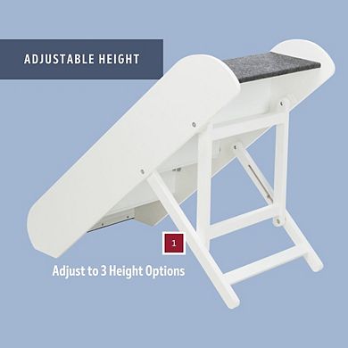 Adjustable 4-Step Pet Stairs