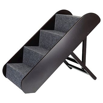 Adjustable 4-Step Pet Stairs