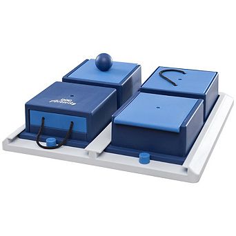 Dog Activity Poker Box 1 Strategy Game, Level 2 Dog Puzzle Toy, Treat Dispenser