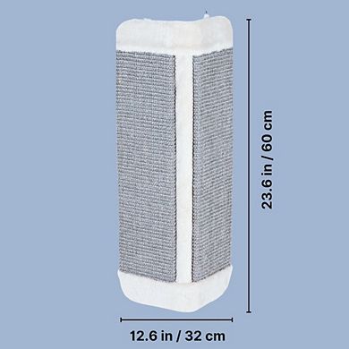 Wall Mount Sisal Scratching Board for Corners, Vertical Cat Scratcher