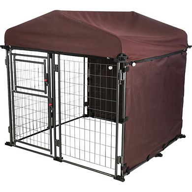 Dog Kennel Sunshade All Weather Side Panel Fits Kennel