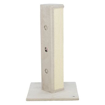 Soria Plush & Sisal Square Scratching Posts, Cat Toys for Hunting